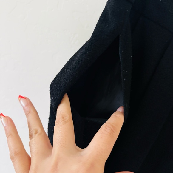 ZARA Pleated Black Skirt Size L - Picture 8 of 9